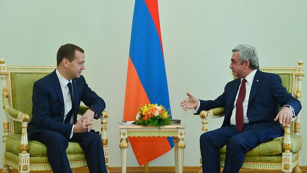 Саргсян и Медведев - Sputnik Армения