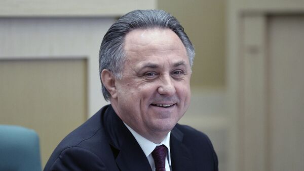 Министр спорта РФ, президент Российского футбольного союза Виталий Мутко - Sputnik Армения