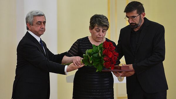 Պարգևատրման արարողության ժամանակ - Sputnik Արմենիա