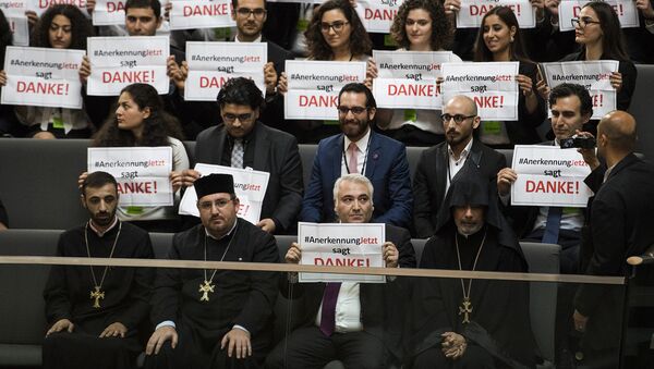 Голосования по вопросу о признании геноцида армян в Османской империи в 1915 году в Немецком Парламенте - Sputnik Արմենիա