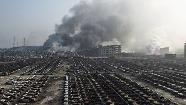 Мощные взрывы на складе опасных веществ в Тяньцзине - Sputnik Армения