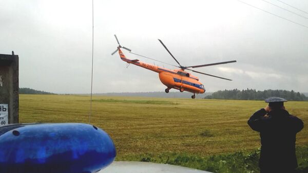 СПУТНИК_Спасатели отправились на место крушения Су-27 в Подмосковье - Sputnik Армения