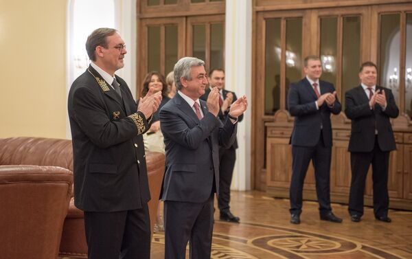 ՀՀ նախագահը Ռուսաստանի դեսպանատուն է այցելել - Sputnik Արմենիա