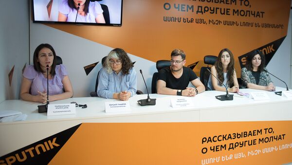 Пресс-конференция, посвященная фестивалю по обмену опытом Площадка - Sputnik Արմենիա