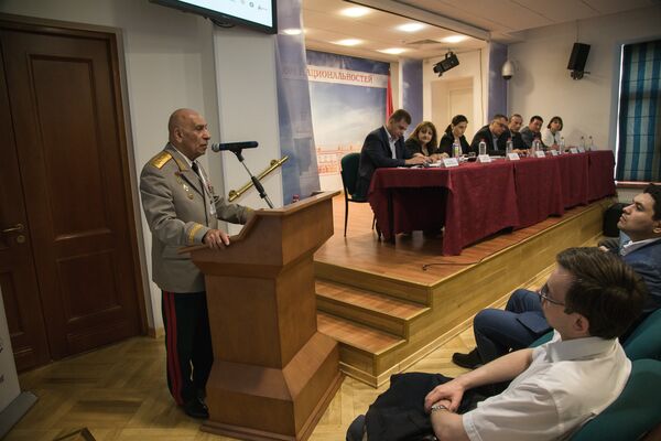 Генерал-лейтенант ВС, советский и армянский военачальник Норат Григорьевич Тер-Григорянц, заместитель председателя Национального Конгресса западных армян. Генерал-лейтенант ВС, советский и армянский военачальник Норат Григорьевич Тер-Григорянц, заместитель председателя Национального Конгресса западных армян. - Sputnik Армения