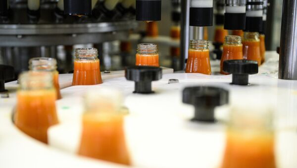 Производство сока на заводе Очаково - Sputnik Արմենիա