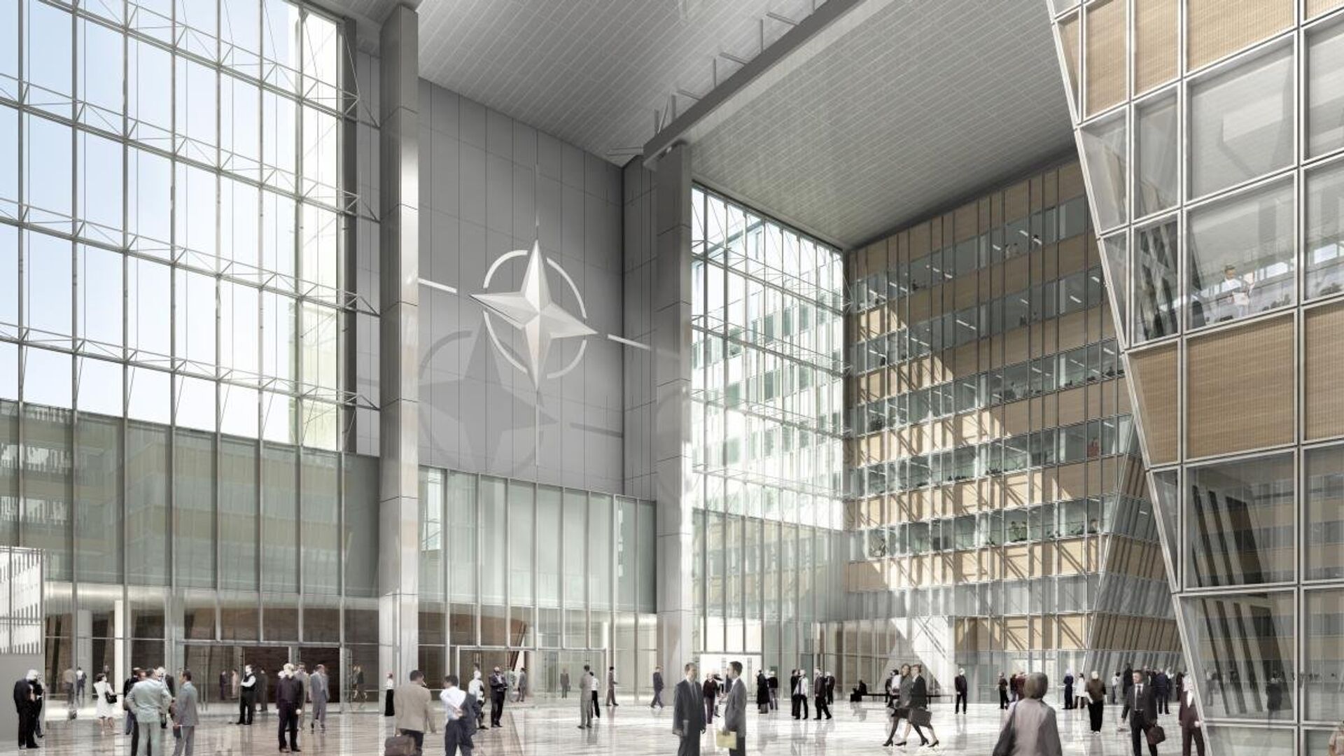 Новое здание штаб-квартиры НАТО в Брюсселе - Sputnik Արմենիա, 1920, 18.04.2021