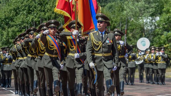 Военно-спортивный сбор “Наследники Победы” в Армении Военно-спортивный сбор “Наследники Победы” в Армении - Sputnik Արմենիա
