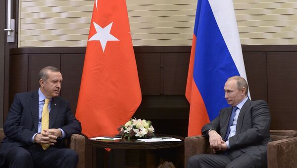 Владимир Путин и Реджеп Тайип Эрдоган - Sputnik Армения