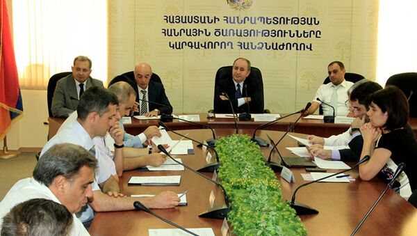 заседание Комиссии по регулированию общественных услуг Армении КРОУ - Sputnik Արմենիա