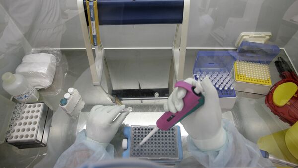В вирусологической лаборатории Центра по профилактике и борьбе со СПИДом и инфекционными заболеваниями - Sputnik Արմենիա