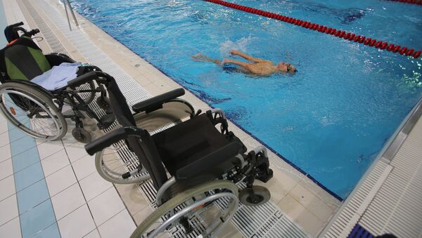 Тренировка паралимпийской сборной по плаванию - Sputnik Արմենիա