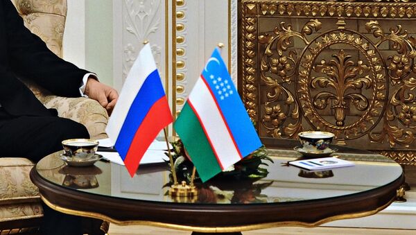 Флаги России и Узбекистана - Sputnik Армения