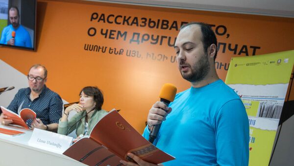 Пресс-коференция участников фестиваля Литературный ковчег - Sputnik Արմենիա