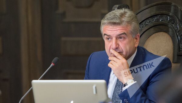 Заседание правительства. Карен Карапетян - Sputnik Արմենիա