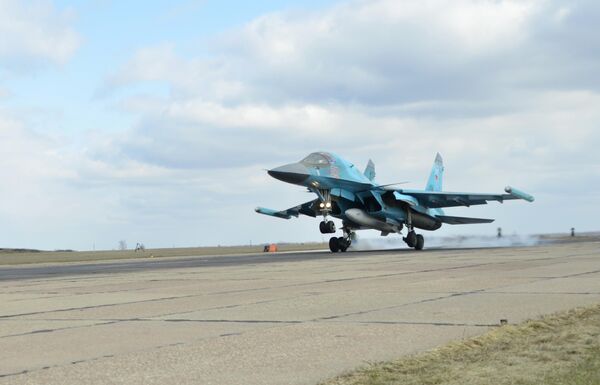 Бомбардировщик СУ-34 Бомбардировщик СУ-34 - Sputnik Արմենիա
