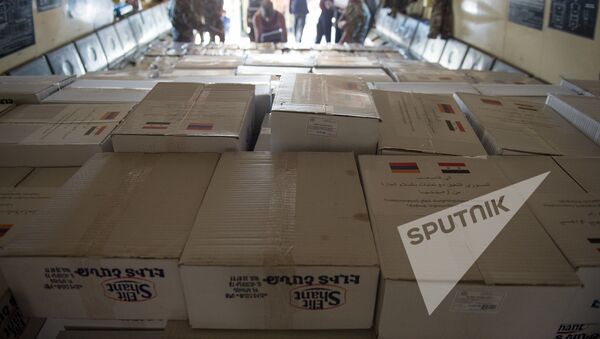 Армения отправляет гуманитарную помошь в Сирию - Sputnik Արմենիա