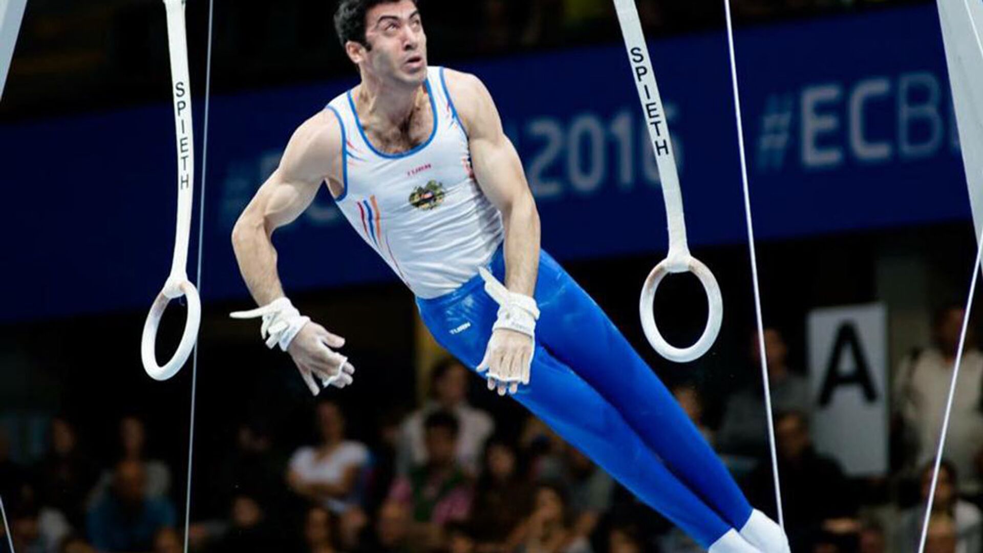 Гимнаст Ваагн Давтян во время выступления - Sputnik Армения, 1920, 03.03.2023