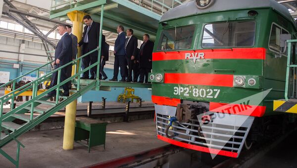 ЗАО Южно-кавказская железная дорога сдала в эксплуатацию электропоезд  - Sputnik Արմենիա