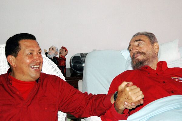 Վենեսուելայի նախագահ Ուգո Չավեսը հյուրընկալել է կուբացի գործընկեր Ֆիդել Կաստրոյին, Հավանա: - Sputnik Արմենիա
