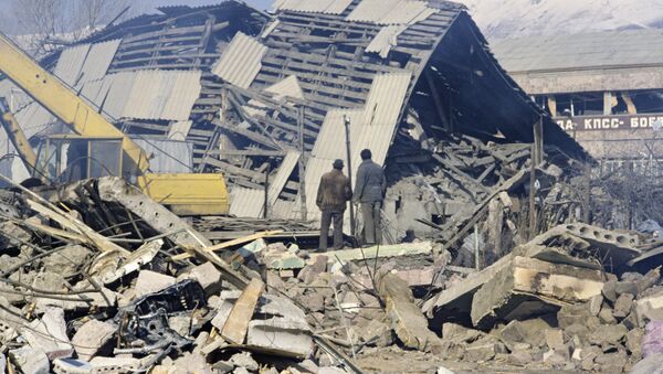 Последствия землетрясения в Спитаке - Sputnik Армения