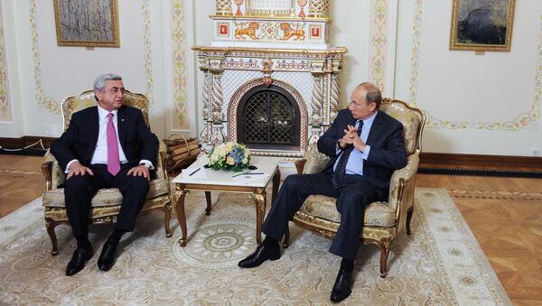 Президент РФ В.Путин встретился с президентом Армении С.Саргсяном - Sputnik Արմենիա