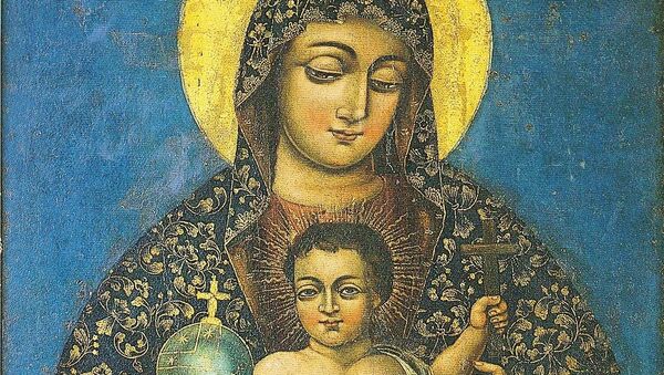 Икона Святой Богородицы Марии с младенцем - Sputnik Արմենիա