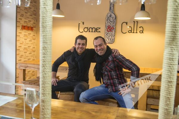Повaра Comme & Calla Затик Задикян и Иван Сантана Лопез Повaра Comme & Calla Затик Задикян и Иван Сантана Лопез - Sputnik Արմենիա
