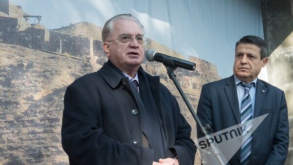 Открытие памятника советскому ученому-археологу Борису Пиотровскому в Ереване  - Sputnik Армения