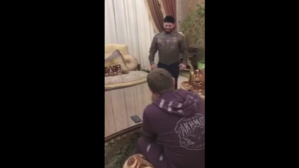 Миша Галустян с Кадыровым репетируют номер для КВН - Sputnik Армения