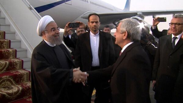 Իրանի նախագահ Հասան Ռոհանին ժամանել է Երևան - Sputnik Արմենիա