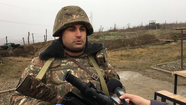 Стоящие на границе солдаты желают всем мира - Sputnik Армения