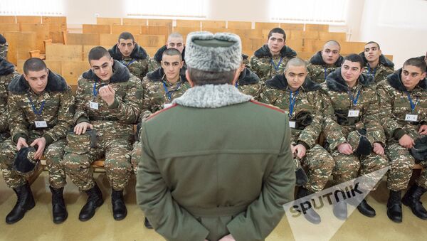 Зимний призыв в армию 2017, Ереван - Sputnik Արմենիա