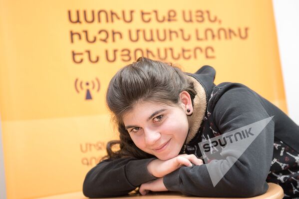 Армянская участница шоу талантов Ты – супер! Сабина - Sputnik Армения
