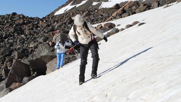 Восхождение альпинистов на гору Арагац - Sputnik Армения