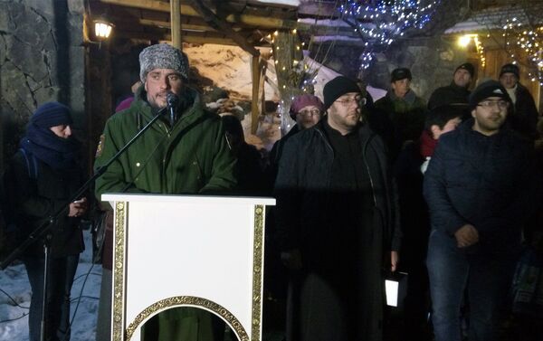 Ռուս ուղղափառները Գյումրիում նշեցին Քրիստոսի Մկրտության տոնը - Sputnik Արմենիա