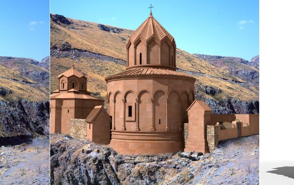 Восстановление армянских церквей в Ани с помощью 3D моделирования - Sputnik Армения