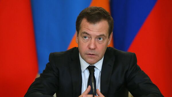 Премьер-министр РФ Д. Медведев встретился с премьер-министром Армении К. Карапетяном - Sputnik Արմենիա