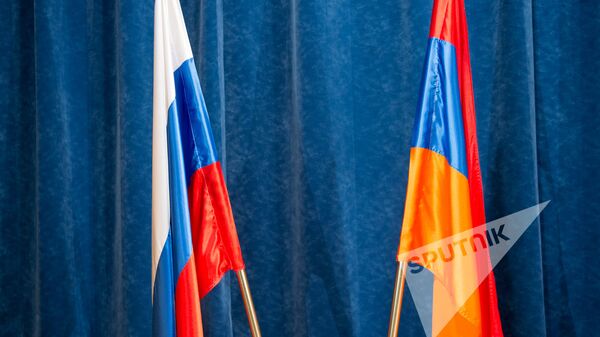 Флаги России и Армении  - Sputnik Армения