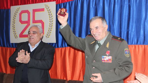 Мероприятие, посвященное 90-летию ДОСААФ и 25-летию армянской армии - Sputnik Արմենիա
