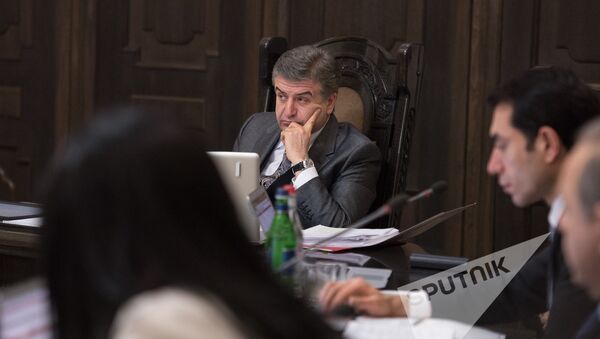 Карен Карапетян. Заседание Правительства РА 16.02.2017 - Sputnik Արմենիա