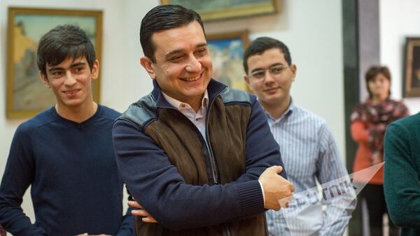 Ученики школы имени Мхитара Гераци и Армен Мурадян посетили Национальную галлерею - Sputnik Армения