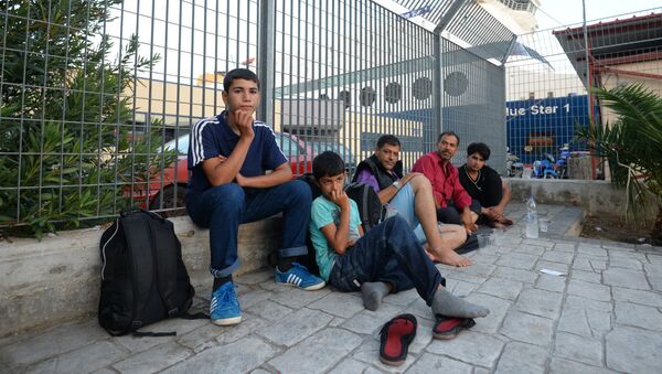Ситуация с беженцами на греческом острове Лесбос - Sputnik Արմենիա