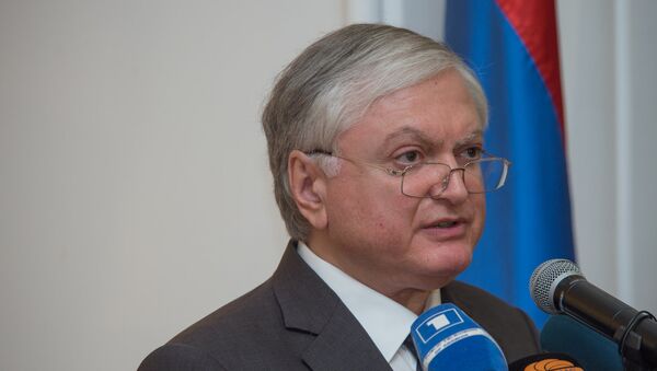 Эдуард Налбандян, министр иностранных дел Армении - Sputnik Армения
