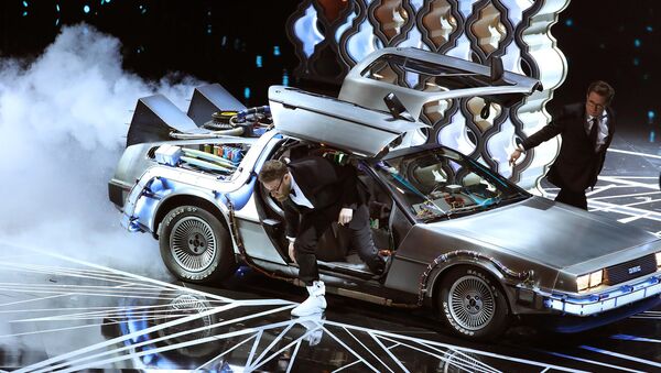 Сет Роген и Майкл Джей Фокс вышли на сцену в машине DeLorean. 89-ая ежегодная церемония вручения кинопремии Оскар - Sputnik Արմենիա