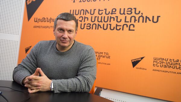 Владимир Соловьев в гостях у радио Sputnik Армения - Sputnik Армения
