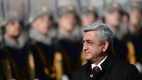 Прилет президента Республики Армения С. Саргсяна Прилет президента Республики Армения С. Саргсяна - Sputnik Армения