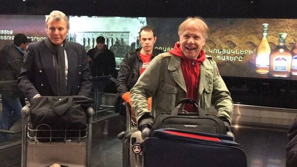 Ричард Клайдерман в аэропорту Звартноц - Sputnik Армения