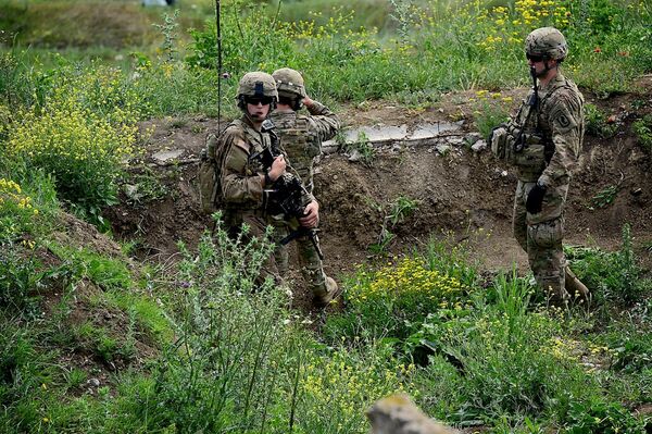 Американские военные на учениях Достойный партнер в Грузии Американские военные на учениях Достойный партнер в Грузии - Sputnik Армения