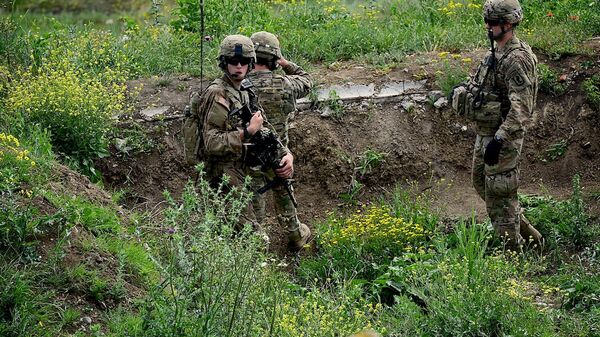 Американские военные на учениях Достойный партнер в Грузии - Sputnik Армения
